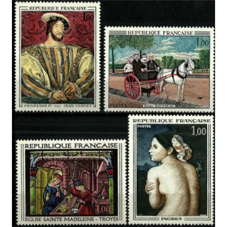(1172 a 1175) Francia. 1967. Serie Completa. Pintura