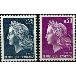 (1197-1198) Francia. 1967. Serie Completa. Marianne (Nuevo)