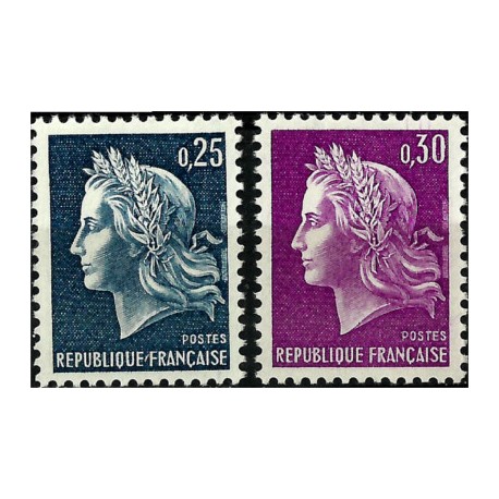 (1197-1198) Francia. 1967. Serie Completa. Marianne (Nuevo)