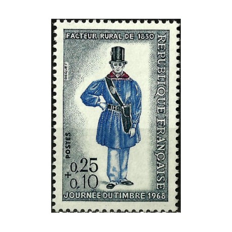 (B408) Francia. 1967. 0,25 + 0,10 Francs. Día del Sello (Nuevo)