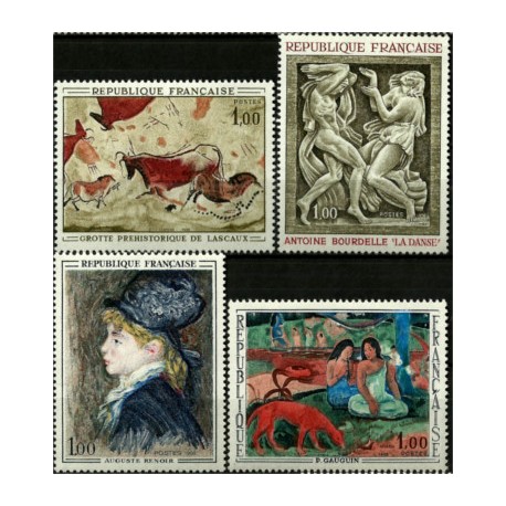 (1204 a 1207) Francia. 1968. Serie Completa. Pintura (Nuevo)