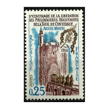 (1219) Francia. 1968. 0,25 Francs. Aigues-Mortes (Nuevo)