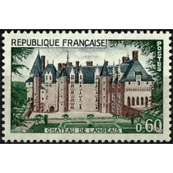 (1212) Francia. 1968. 0,60 Francs. Chateau de Langeais (Nuevo)