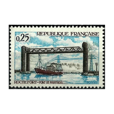 (1217) Francia. 1968. 0,25 Francs. Pont de Martrou (Nuevo)