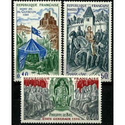 (1227 a 1229) Francia. 1968. Serie Completa (Nuevo)