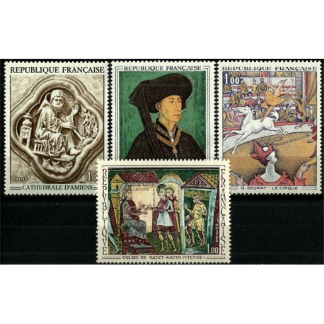 (1236 a 1239) Francia. 1969. Serie Completa. Arte y Pintura (Nuevo)