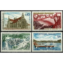 (1232 a 1235) Francia. 1969. Serie Completa. Turística (Nuevo)