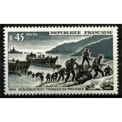 (1252) Franca. 1969. 0,45 Francs. 1944, Desembarco Francés en Provenza (Nuevo)