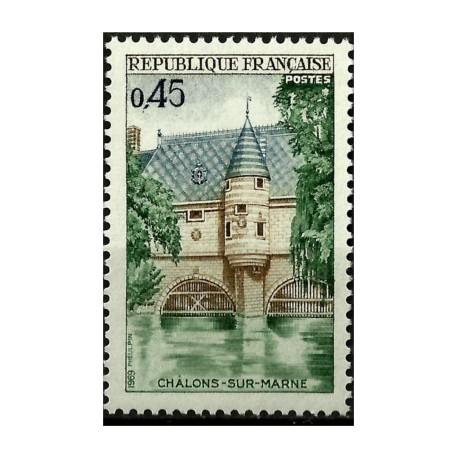 (1249) Francia. 1969. 0,45 Francs. Chalons-Sur-Marne (Nuevo)
