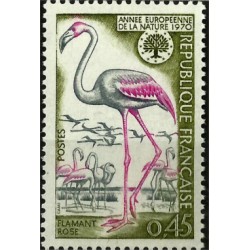 (1269) Francia. 1970. 0,45 Francs. Flamenco Rosa (Nuevo)