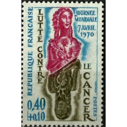 (B441) Francia. 1970. 0,40 + 0,10 Francs. Lutte contre le cancer (Nuevo)