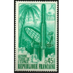 (1270) Francia. 1970. 0,45 Francs. Cohete (Nuevo)