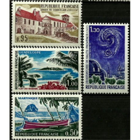 (1278 a 1281) Francia. 1970. Serie Completa. Turística (Nuevo)
