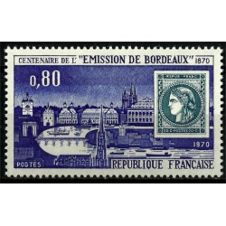 (1290) Francia. 1970. 0,80 Francs. Emission de Bordeos (Nuevo)