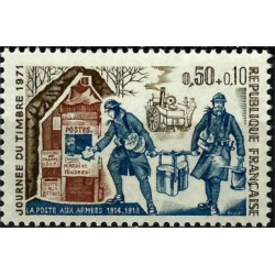 (B451) Francia. 1971. 0,50 + 0,10 Francs. Día del Sello (Nuevo)