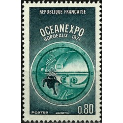 (1300) Francia. 1971. 0,80 Francs. Oceanexp (Nuevo)
