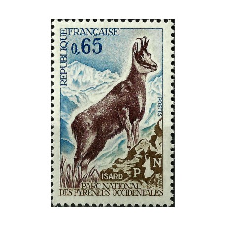 (1302) Francia. 1971. 0,65 Francs. Isard (Nuevo)