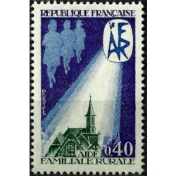 (1309) Francia. 1971. 0,40 Francs. Ayuda Familia Rural (Nuevo)