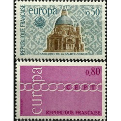 (1303-1304) Francia. 1971. Serie Completa. EUROPA (Nuevo)