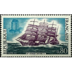 (1301) Francia. 1971. 0,80 Francs. Cap Hornier Antoinette (Nuevo)