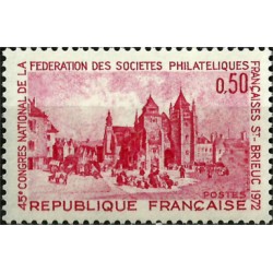 (1344) Francia. 1972. 0,50 Francs. Congreso Filatelita (Nuevo)