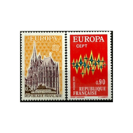 (1340-1341) Francia. 1972. Serie Comleta. EUROPA (Nuevo)