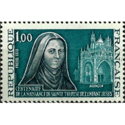 (1355) Francia. 1973. 1,00 Franc. Santa Teresa de Jesús (Nuevo)