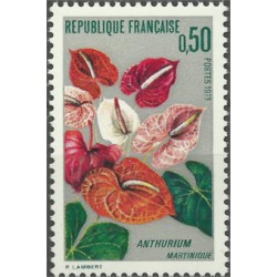 (1356) Francia. 1973. 0,50 Francs. Anthurium, Martinique (Nuevo)