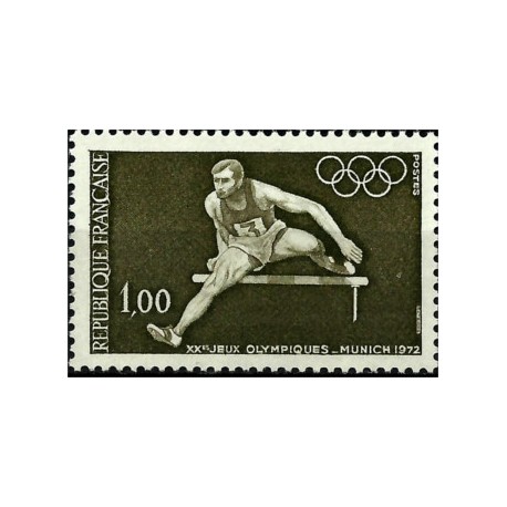 (1348) Francia. 1972. 1,00 Franc. Correo Olímpico (Nuevo)