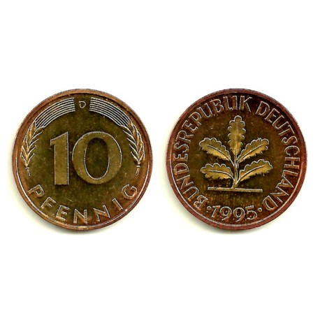 (108) Alemania. 1995(D). 10 Pfennig (SC)