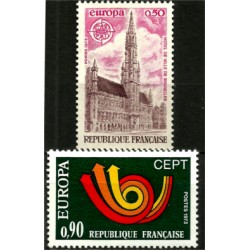 (1366-1367) Francia. 1973. Serie Completa. EUROPA (Nuevo)