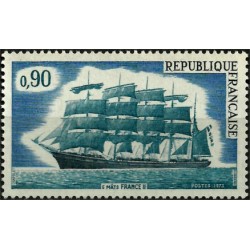 (1377) Francia. 1973. 0,90 Francs. 5 Mâts FRANCE II (Nuevo)