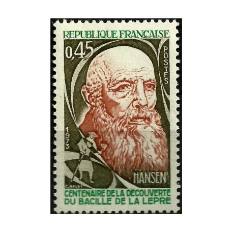 (1379) Francia. 1973. 0,45 Francs. Hansen (Nuevo)