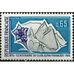 (1398) Francia. 1974. 0,65 Francs. Centenario del Club Alpinista Francés (Nuevo)