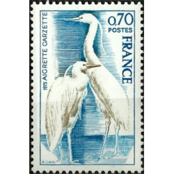 (1420) Francia. 1975. 0,70 Francs. Aigrette Garzette (Nuevo)