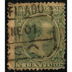 (216) 1889. 5 Céntimos. Alfonso XIII (Usado)