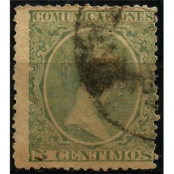 (216) 1889. 5 Céntimos. Alfonso XIII (Usado)