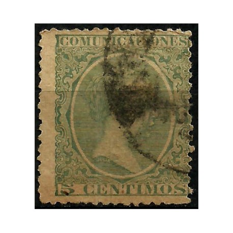 (216) 1889. 5 Céntimos. Alfonso XIII (Usado)