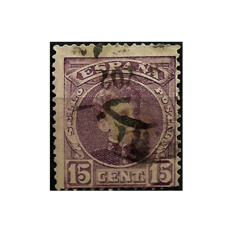 (245) 1901-05. 15 Céntimos. Alfonso XIII (Usado)