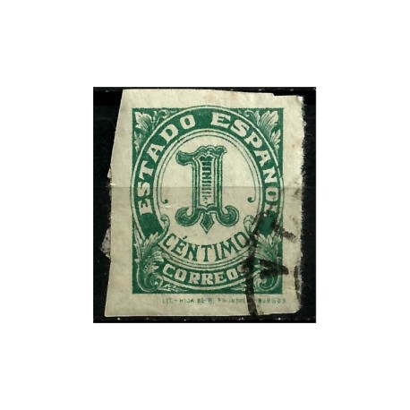 (814) 1937-40. 1 Céntimo. Cifra (Usado)