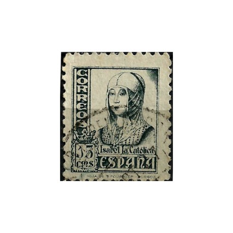 (820)  1937-40. 15 Céntimos. Isabel (Usado)