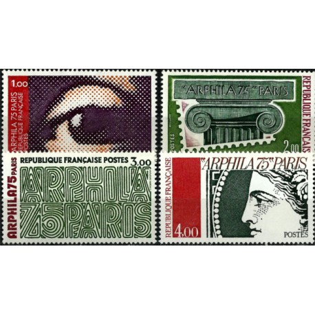 (1425 a 1428) Francia. 1975. Serie Completa. Arphila (Nuevo)