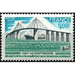 (1457) Francia. 1975. 1,40 Francs. Pont de Saint-Nazaire (Nuevo)