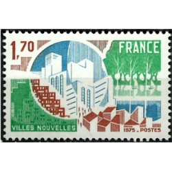 (1455) Francia. 1975. 1,70 Francs. Nuevas Ciuades (Nuevo)