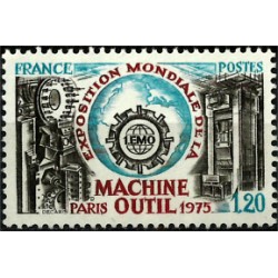 (1433) Francia. 1975. 1,20 Francs. Exposition Mondiale de la Machine Outil (Nuevo)