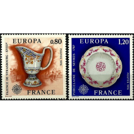 (1478-1479) Francia. 1976. Serie Completa. EUROPA (Nuevo)