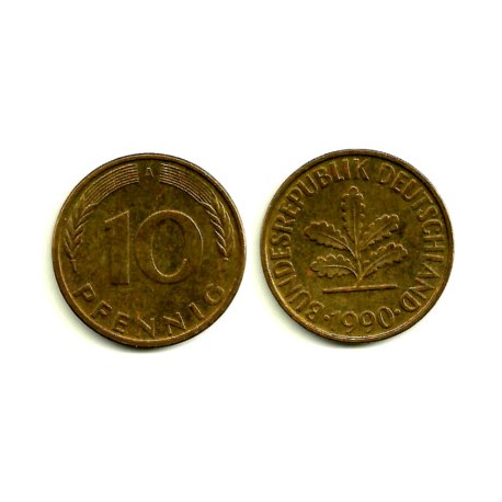 (108) Alemania. 1990(A). 10 Pfennig (MBC+)