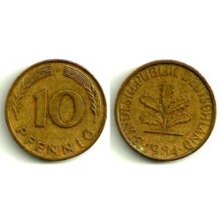 (108) Alemania. 1984(F). 10 Pfennig (MBC-)