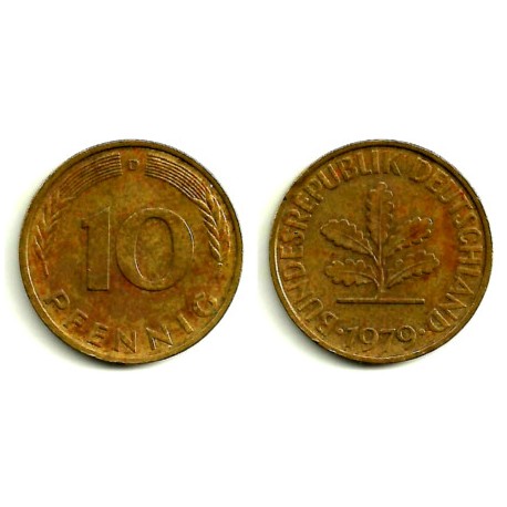 (108) Alemania. 1979(D). 10 Pfennig (BC)