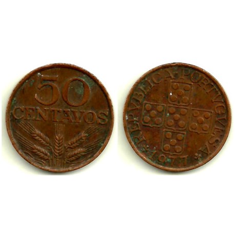(596) Portugal. 1977. 50 Centavos (MBC)